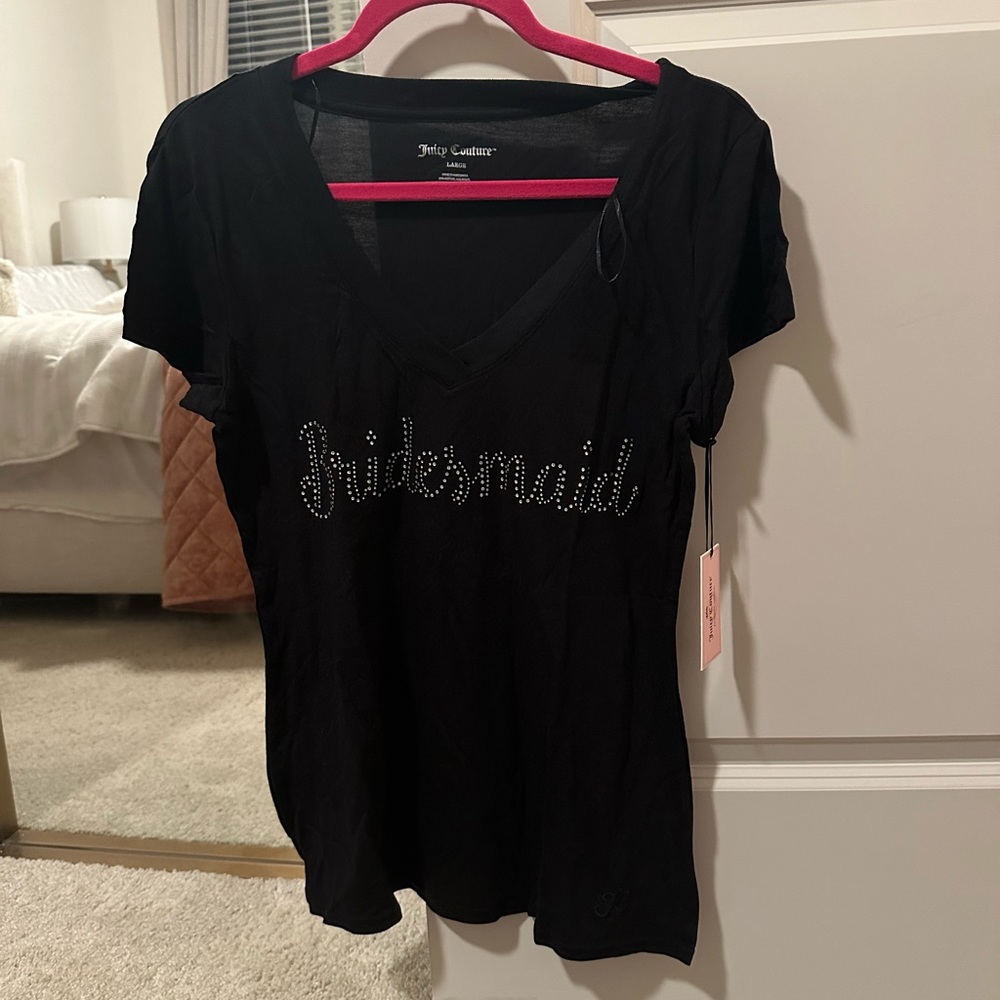 Juicy Couture "Bridesmaid" Graphic Tee